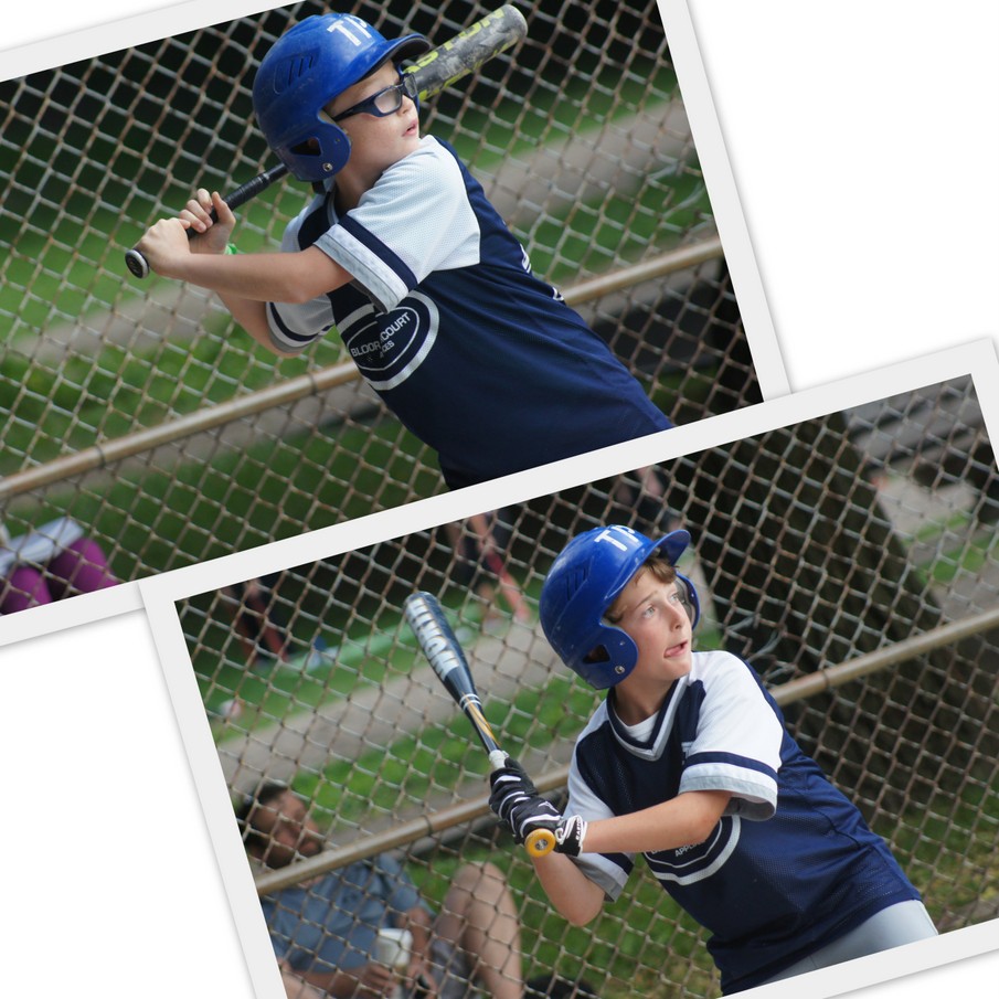 CUBBIE POWER > Top to bottom: Javert (6) powered the Cubs offense with a 2 RBI double in the second inning; Isaiah (10) delivered two key RBI singles to the Cubbies attack.