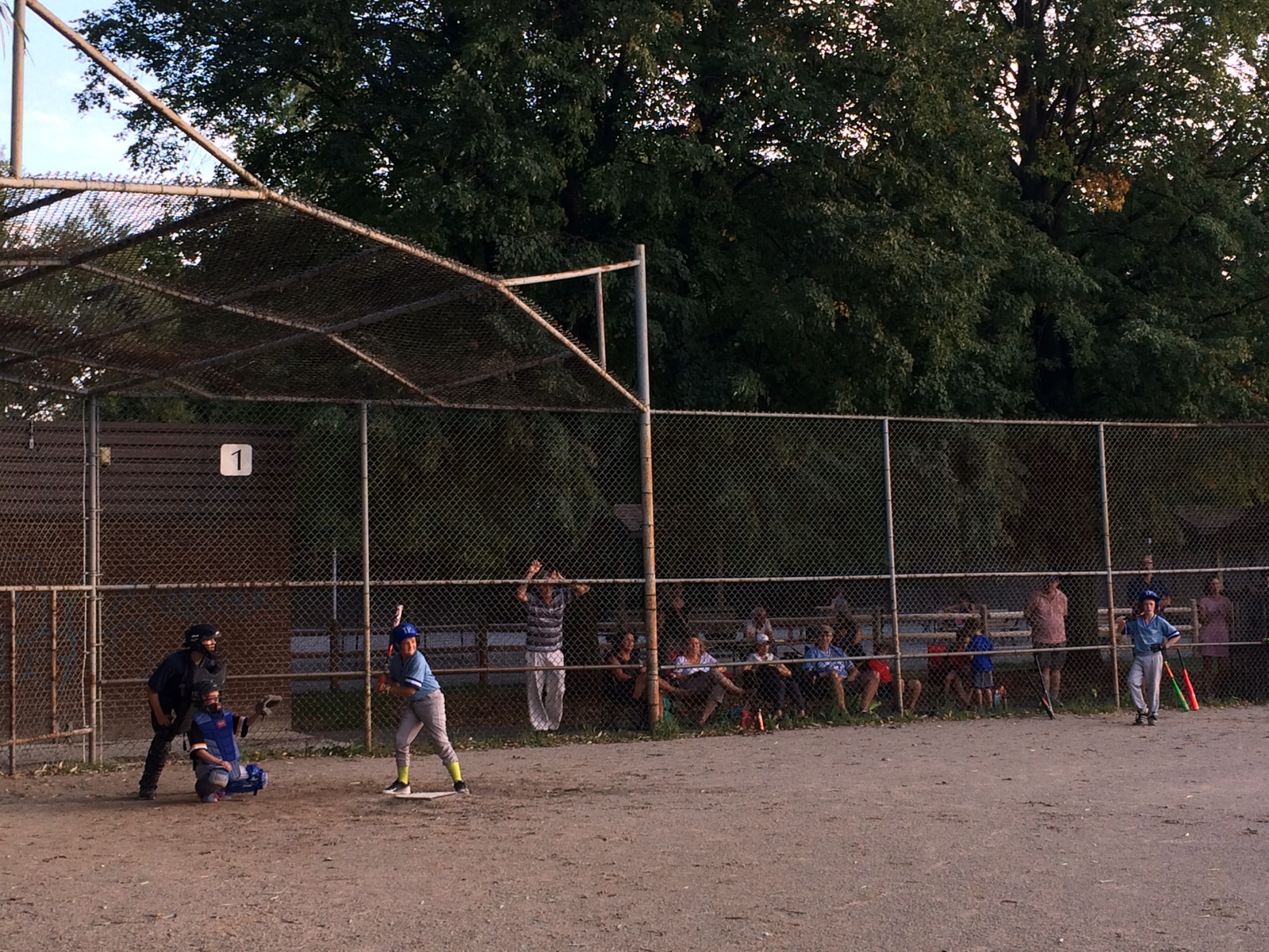The Mariners and Royals in action during their Mosquito Division round robin tournament game at the Bickford Park South Diamond.